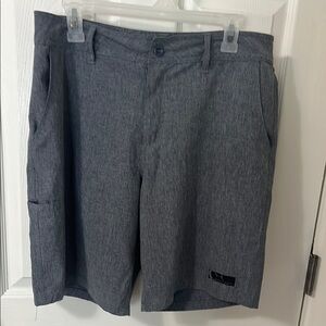 NEW Gray Cargo Shorts with Belt Loops and Minimalist Design